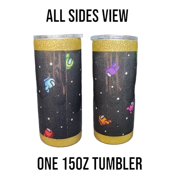 Among Us/15oz Handcrafted Tumbler - Picture 3 of 3